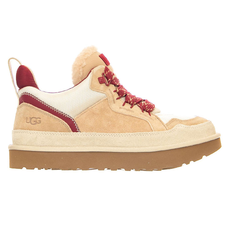 M Lowmel - Driftwood / Biking Red - Scarpe Stringate Profilo alla Caviglia Uomo Multicolore 1170750 DWD UGG 