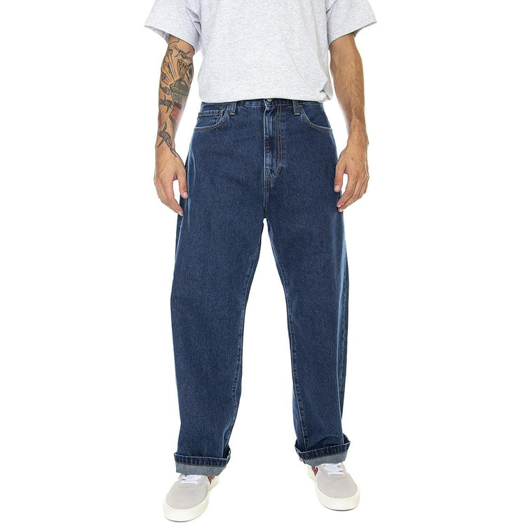Landon Pant Blue stone washed - Pantaloni Denim Jeans Uomo Blu I030468-0106  CARHARTT WIP 