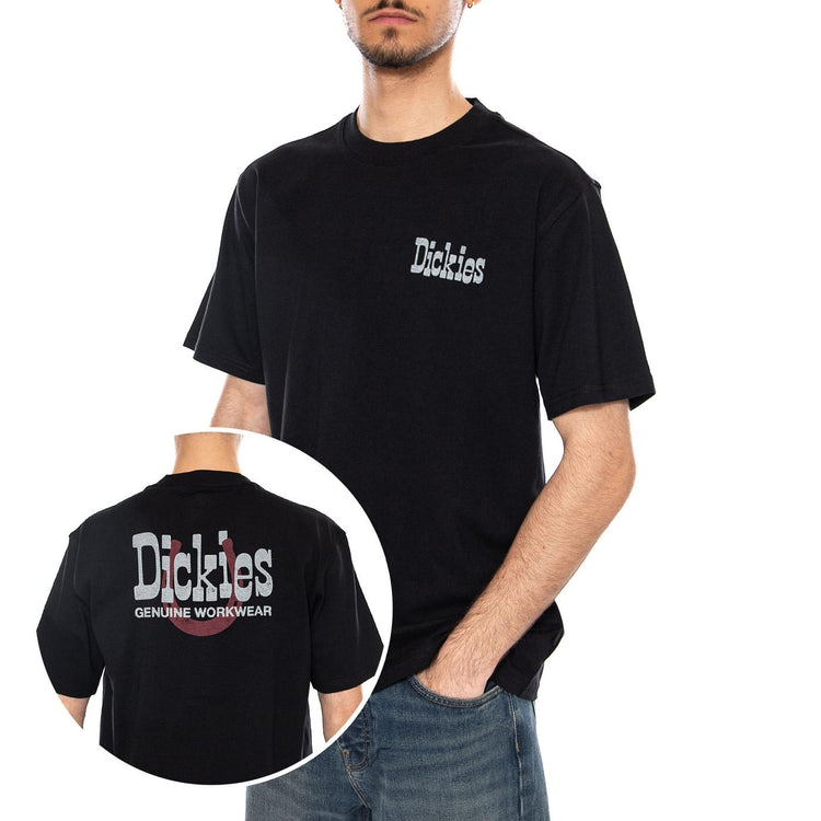 VERNAL SS TEE BLACK - Maglietta Girocollo Uomo Nera DK0A88JV BLK1 DICKIES 