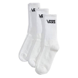 Classic Crew Rox White - Set 3 Paia di Calzini Bianchi VN000QBV WHT1 VANS 