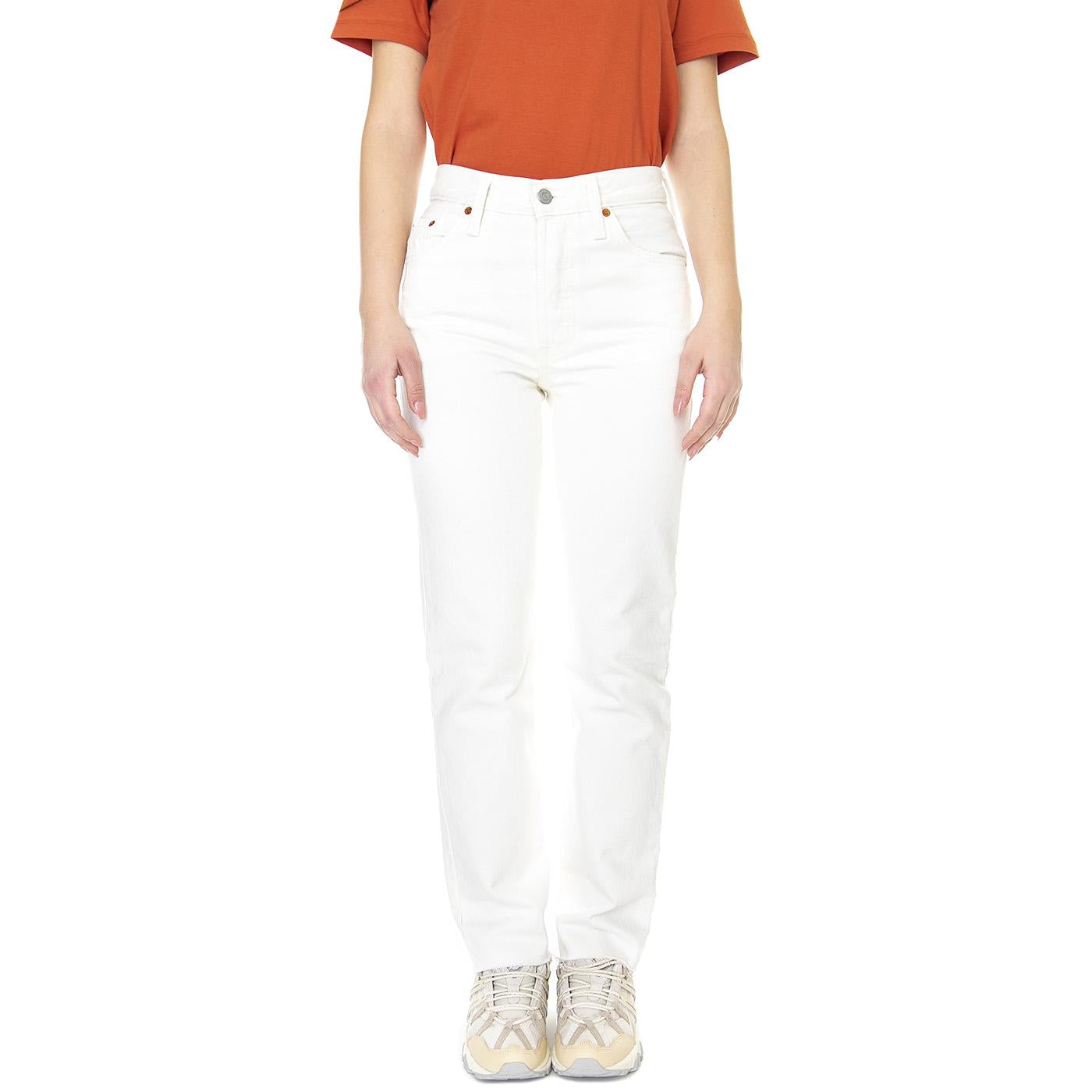 501 Jeans For Women Yacht Time Neutral - Pantaloni Denim Jeans Donna Bianchi 12501-0413  LEVIS 