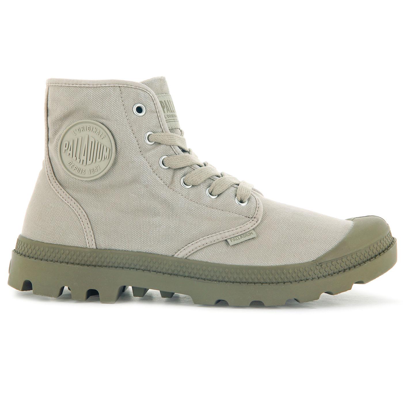 Pampa Hi Dune - Scarpe Stringate Profilo Alto Uomo Grigie PAS02352-297-M  PALLADIUM 