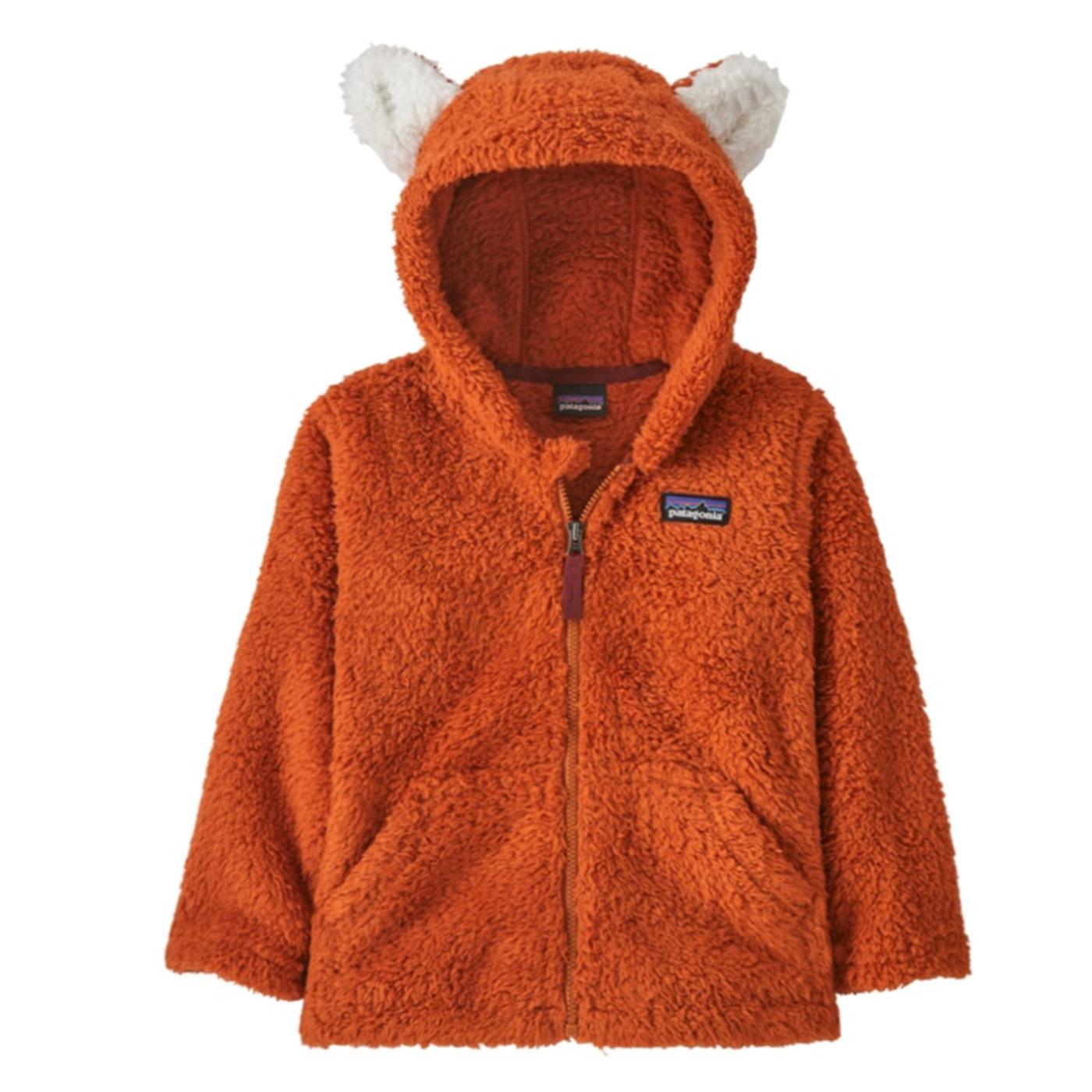 Baby Furry Friends Hoody Sandhill Rust - Giacca Invernale con Cappuccio Bamnbini Arancione 61155-SARU  PATAGONIA 
