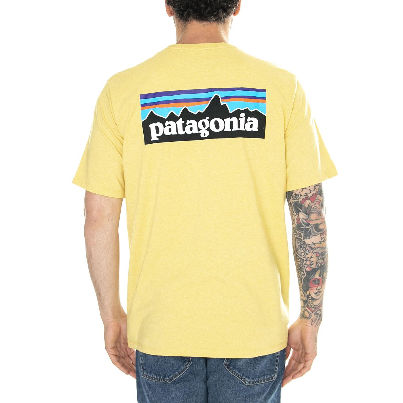 M's P-6 Logo Responsibili-Tee MILY - Maglietta Girocollo Uomo Gialla 38504-MILY  PATAGONIA 
