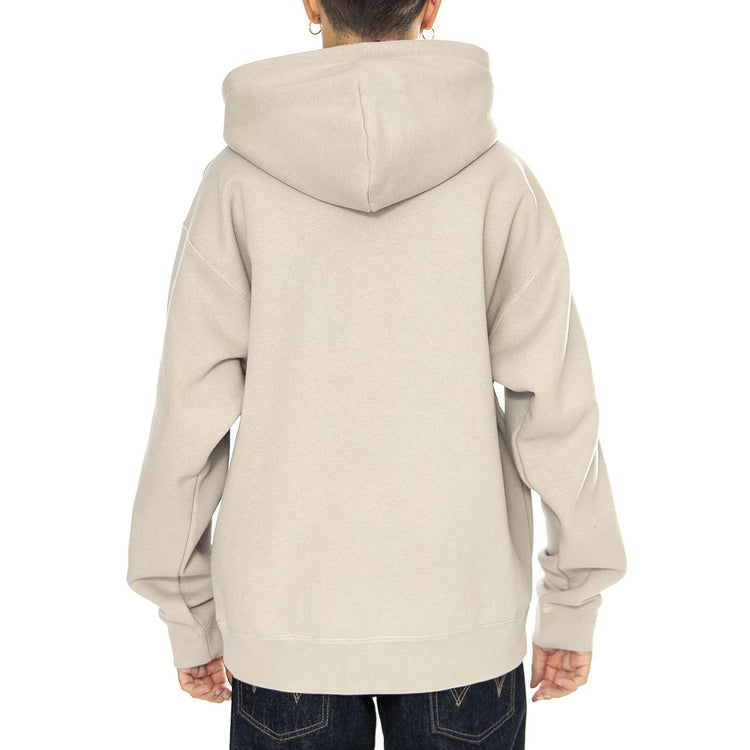 Established Works Bold Zip Hood II Fleece Silver Grey - Felpa Uomo Beige 112470216-SILVER GREY  OBEY 