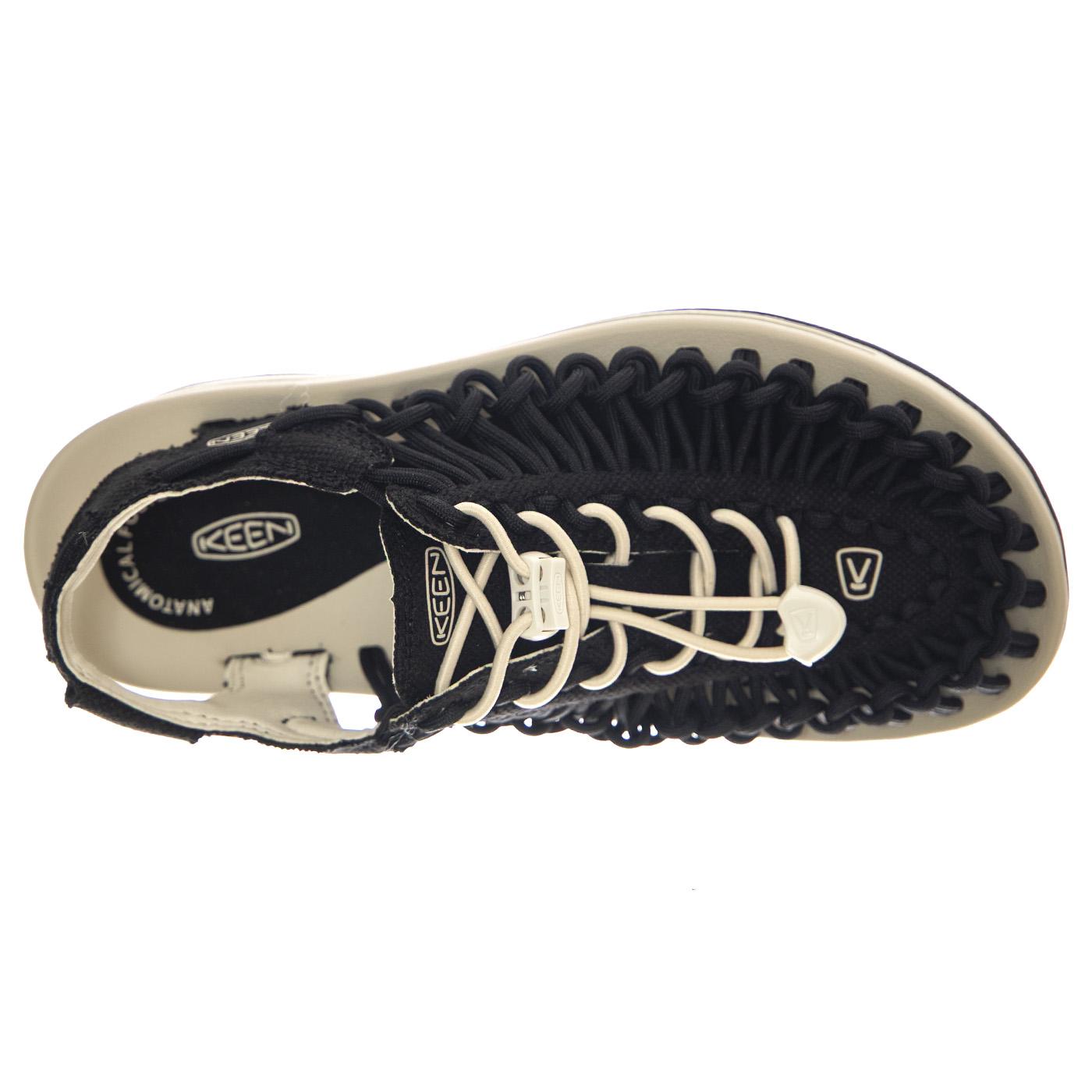 Uneek Canvas W-Black / Birch - Sandali Donna Neri 1028565  KEEN 
