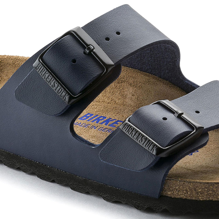Arizona Soft Footbed Sandals - Blue - Sandali Uomo Blu - Calzata Stretta 051063 . BIRKENSTOCK 