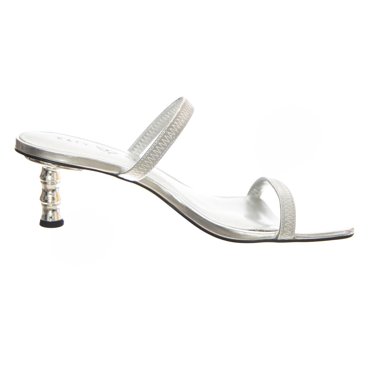The Minibamboo Two Band Sandal Silver - Sandali Donna Argento KPSKP2928-SILV  KATY PERRY 
