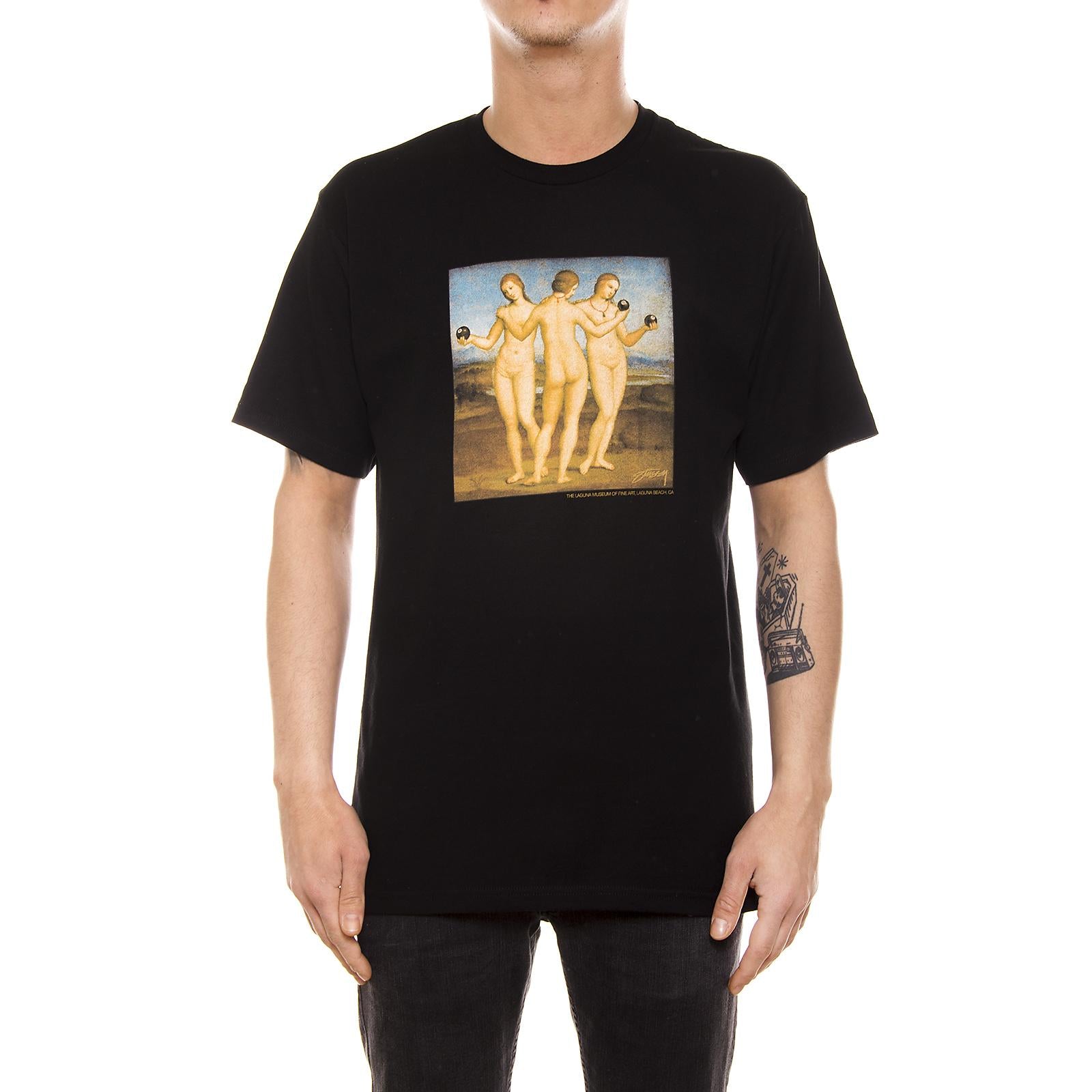 8 BALL GIRLS TEE BLACK 1904001-BLACK  STUSSY 