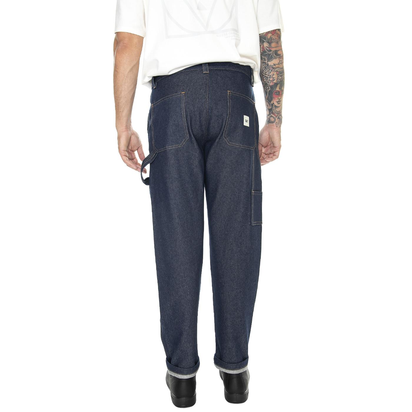 Denim Carpenter Pant Raw Unwash - Pantaloni Denim Jeans Uomo Blu 6080133-00009831  CAT 