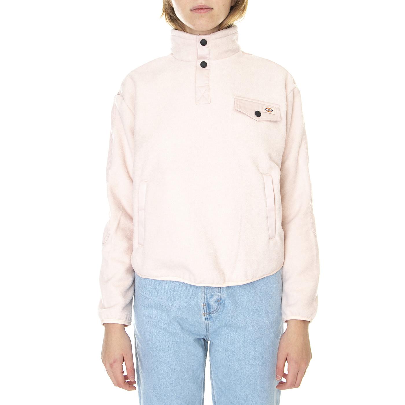 Port Allen Fleece Peach Whip - Felpa Collo Alto Donna Rosa DK0A4XHMC501  DICKIES 