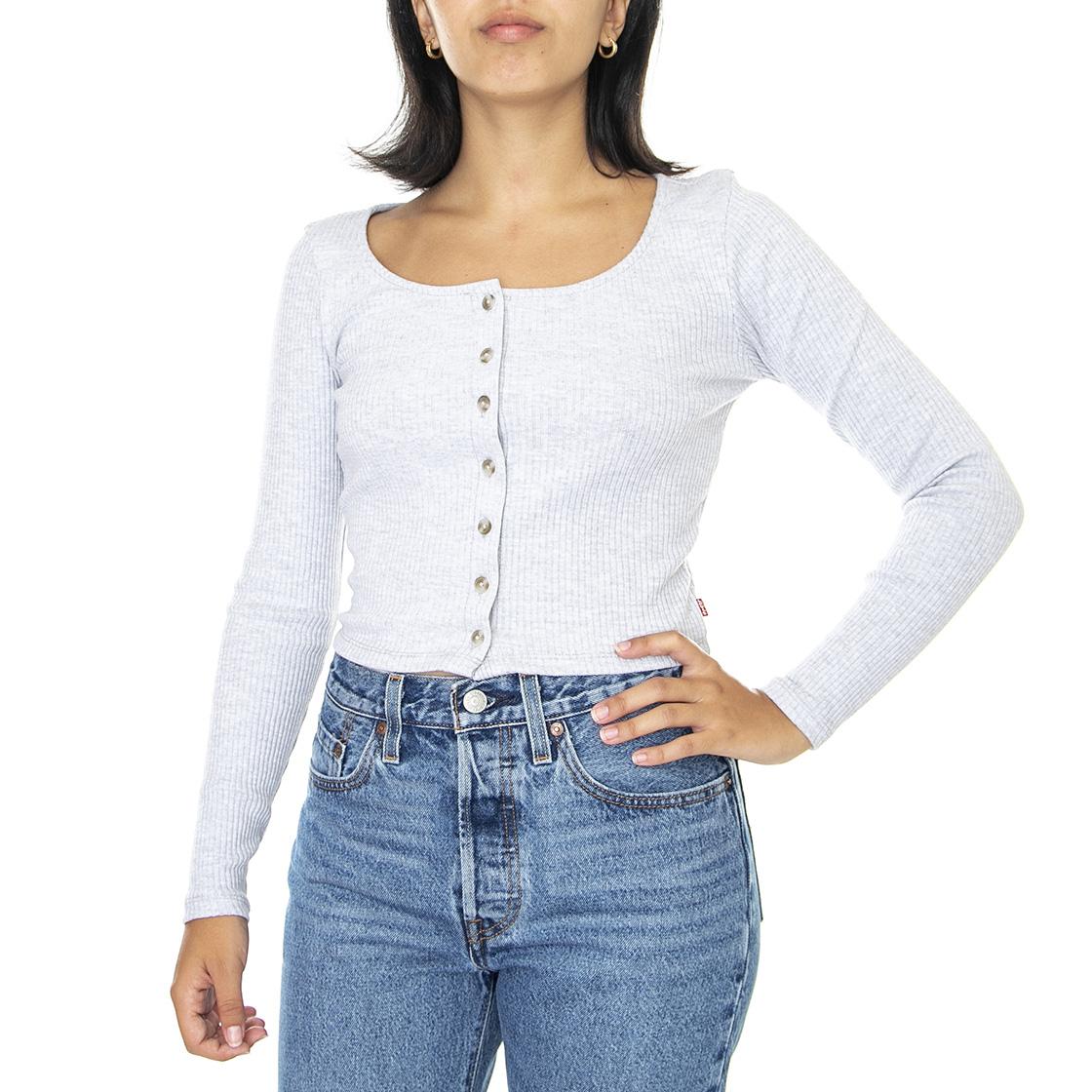 Rach Top Orbit Heather Gray - Top Donna Grigio A3391-0001  LEVIS 