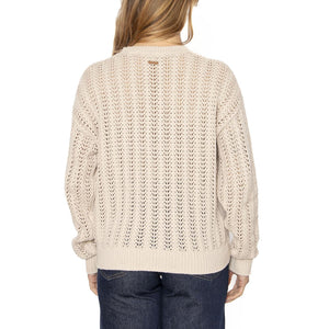 Sunrise Crochet Sweater Oatmeal - Maglia Donna Beige 0013A-0000 . LEVIS 