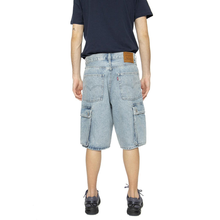 478 Baggy Cargo Shorts My Pocket Full Blue - Bermuda Uomo Blu 001GU-0004  LEVIS 