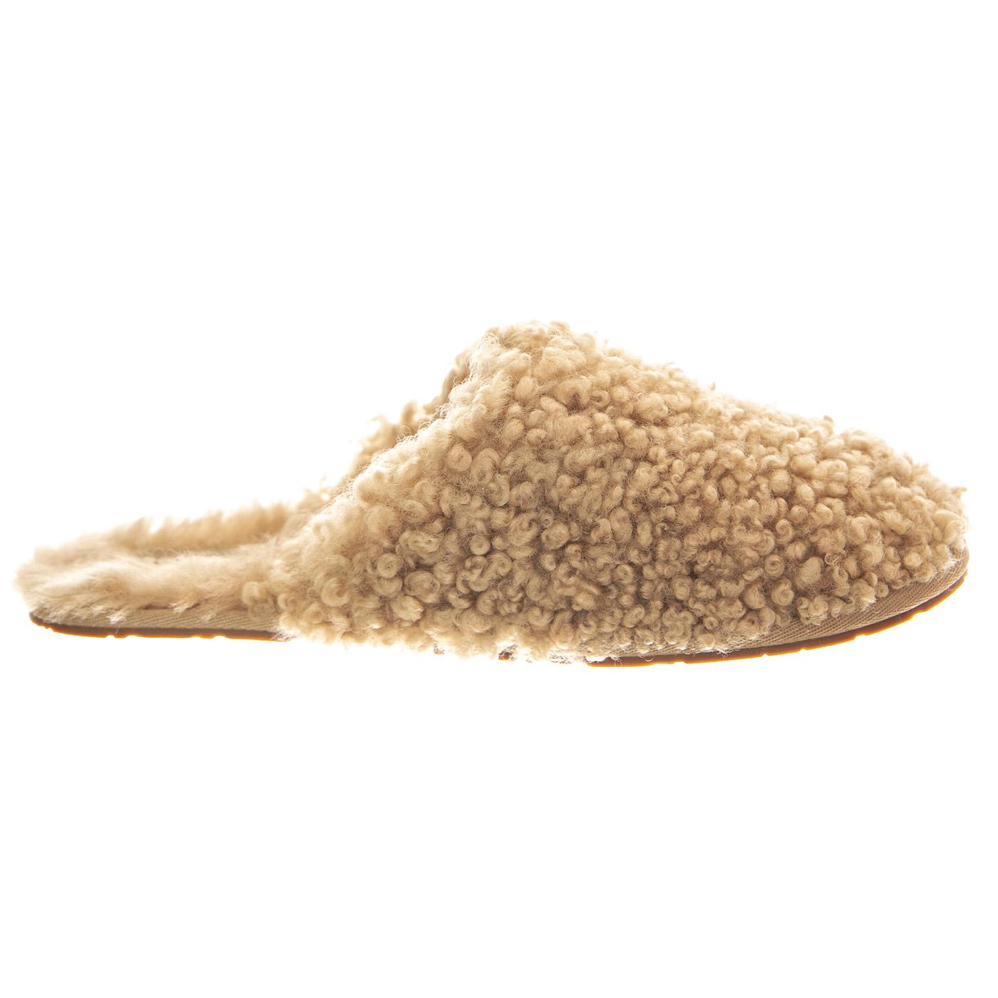 Maxi Curly Slide Sand - Sandali / Ciabatte Donna Grige UGSMCUSLSAN1133151W  UGG 