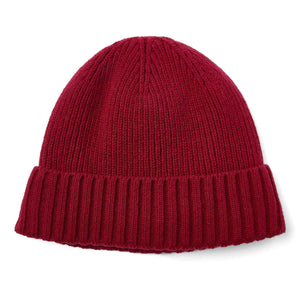 Carlton Beanie Cranberry - Cappellino a Cuffia Bordeaux MHA0449-RE75-FW23  BARBOUR 