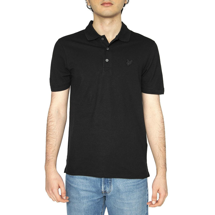 Tonal Eagle Polo Shirt Jet Black - Polo Uomo Nera SP400TON-Z865  LYLE & SCOTT 