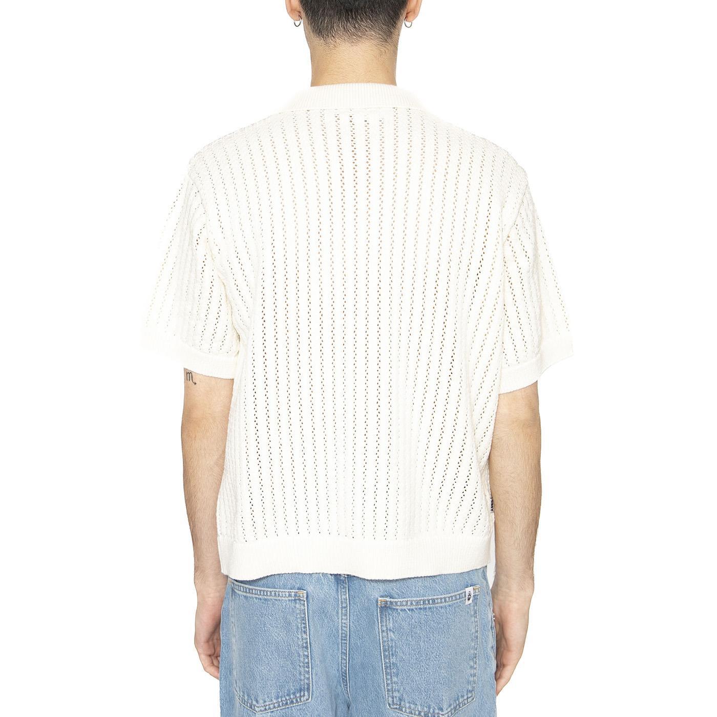Dez Sweater Shirt Unblechaed - Camicia in Maglia Maniche Corte Uomo Beige 151000106-UBL  OBEY 