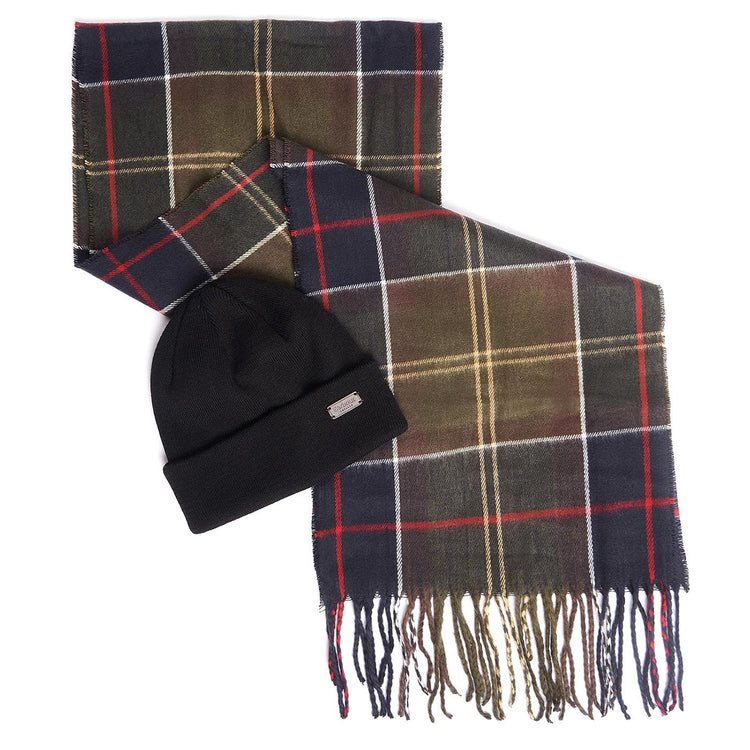 Swinton & Galingale Gift Set Classic - Sciarpa Multicolore MGS0079-TN11-FW23  BARBOUR 