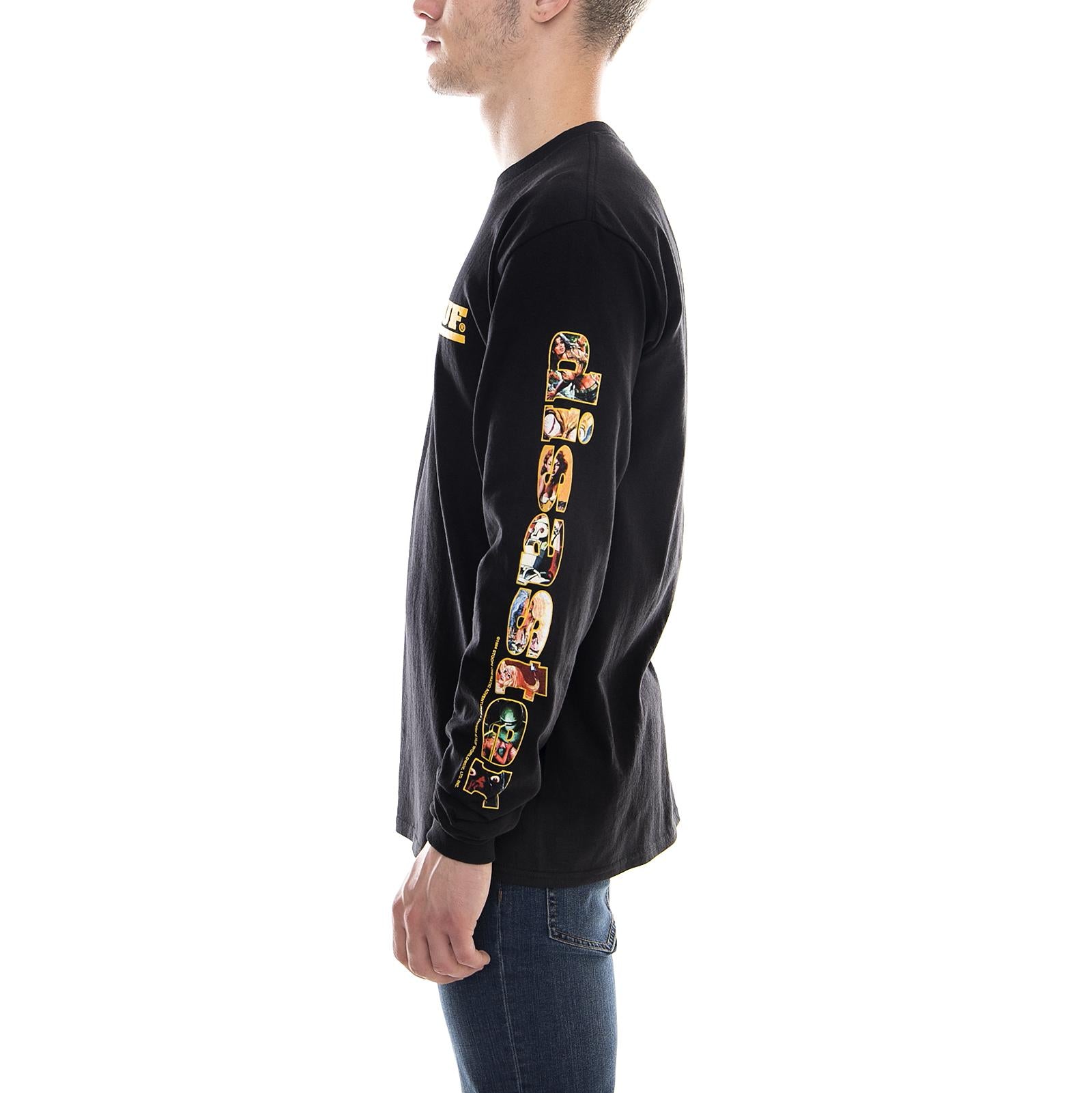 DISASTER L/S TEE BLACK TS00244-BLACK  HUF 