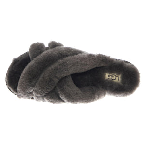 UGG W Scuffita Charcoal - Pantofole Donna in Pelle Scamosciata Grigia 1123572W CHR UGG 