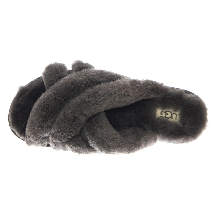 UGG W Scuffita Charcoal - Pantofole Donna in Pelle Scamosciata Grigia 1123572W CHR UGG 