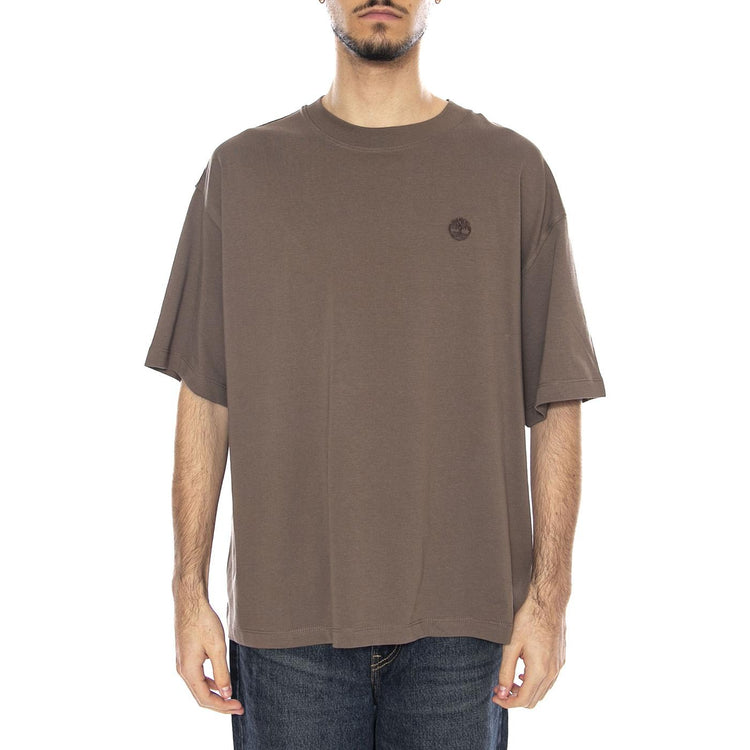 Dunstan River Short Sleeve Tee -- Maglietta Uomo Chocolate Chip Marrone TB0A6GH 3BK01 TIMBERLAND 