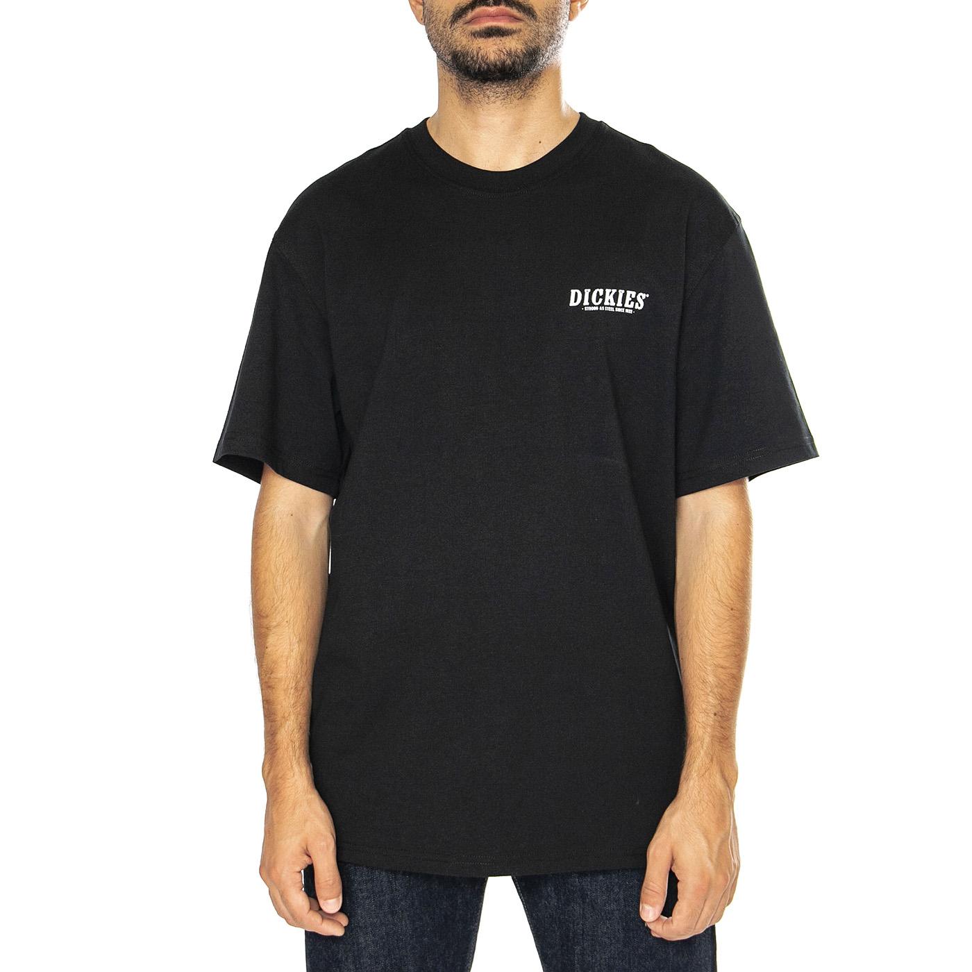 Dickies Script Tee SS Black - Maglietta Girocollo Uomo Nera DK0A863DBLK1  DICKIES 