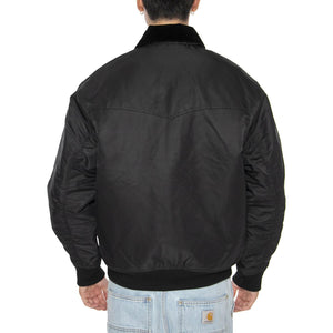 Santa Fe Alumni Jacket Black / Scarlet - Goacca Uomo Ner I035147.31YXX  CARHARTT WIP 