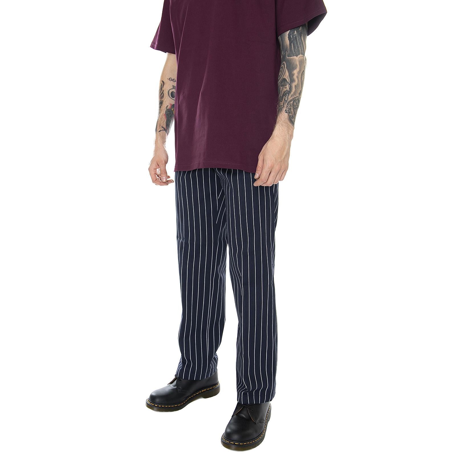 Wp 873 Stripe Pants - Dark Blue - Pantaloni Uomo Multicolore 01210146W-DKB . DICKIES 