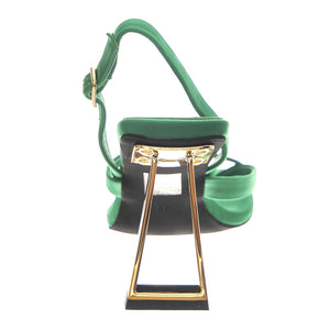 Mercantile Green Neonprene Gold - Sandaldi Donna Verdi JCSR808T-203-002-GRN  JEFFREY CAMPBELL 