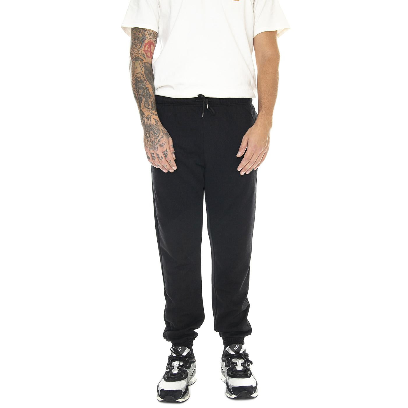 M' Essential Sweatpants Black - Pantaloni Uomo Neri 6080116-10158  CAT 