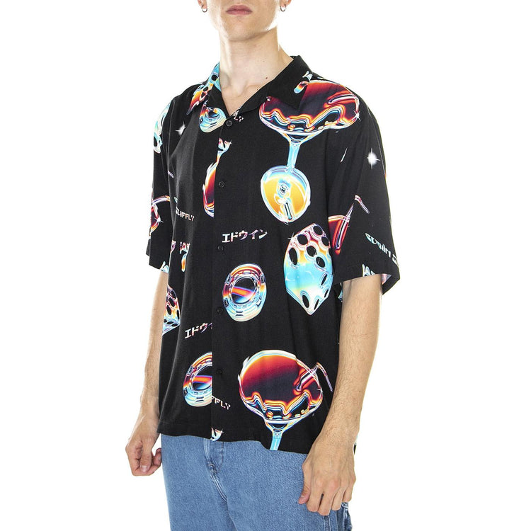 M' Saike Shirt Multicolored - Camicia Maniche Corte Uomo Multicolore I031861.08.67.  EDWIN 