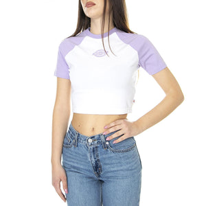 W' Sodaville Tee Purple Rose - Maglietta Girocollo Donna Multicolore DK0A4Y8JE611  DICKIES 