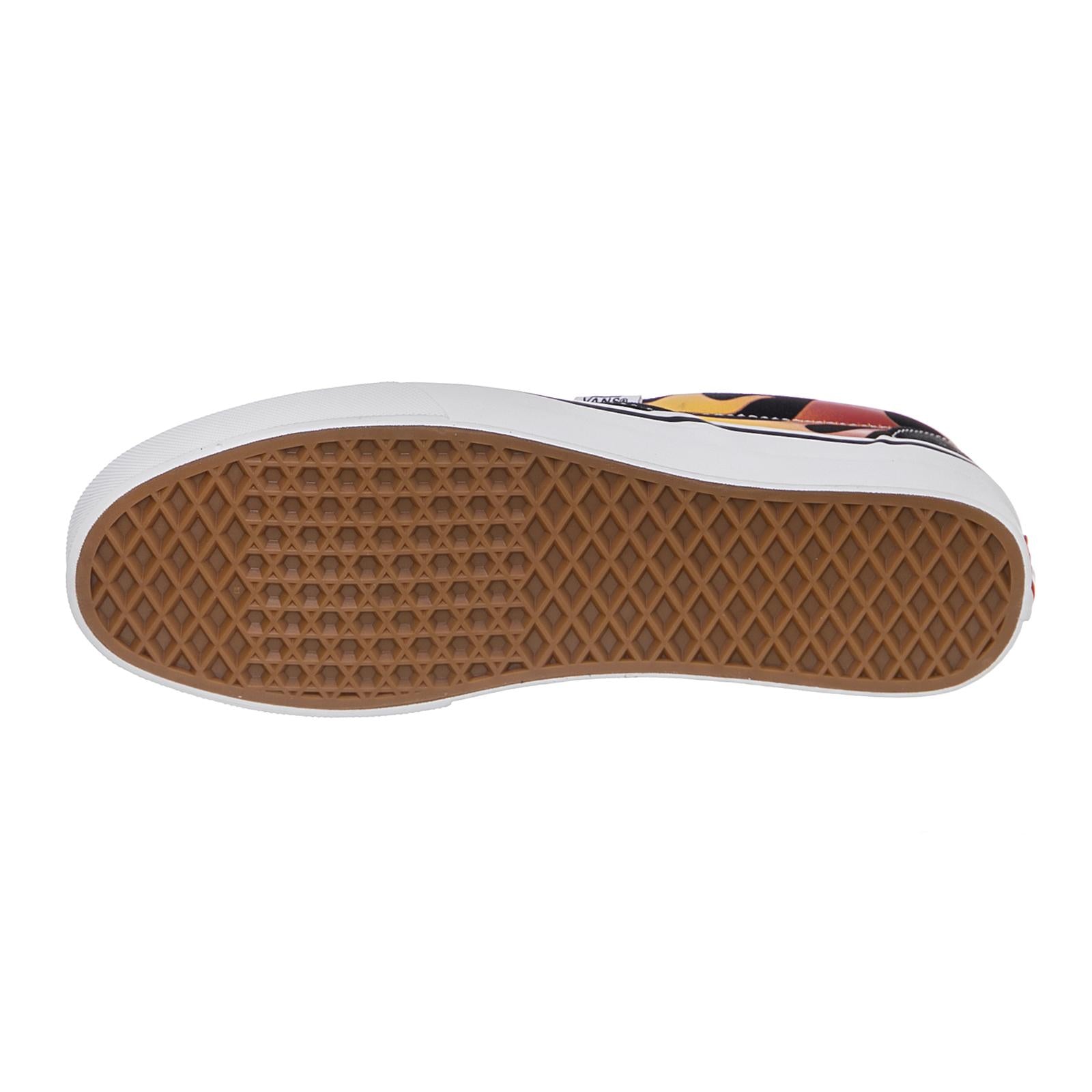 UA CLASSIC SLIP-ON (FLAME)BLACK VA38F7PHN  VANS 