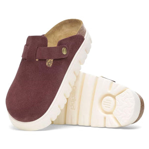 Boston Chunky Berry Crush, Suede Leather - Sandali Donna Bordeaux 1028395  BIRKENSTOCK 