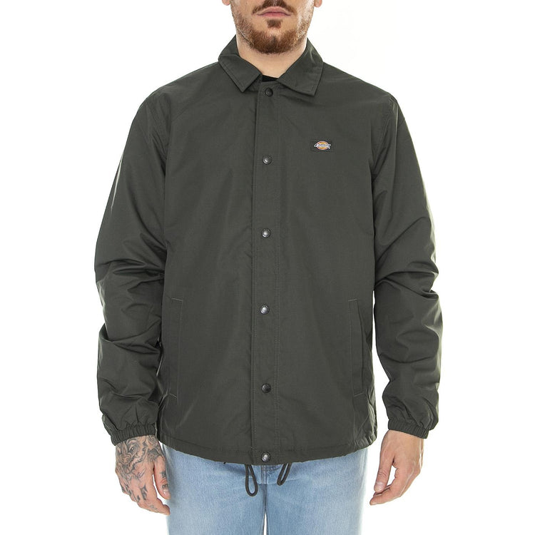Oakport Coach Olive Green - Giacca Estiva Uomo Verde DK0A4XEWOGX1  DICKIES 