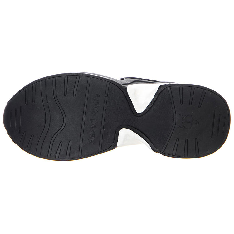 W' Track Sneakers Black Combo Shoes NWSTRACK-BLKBLK  NAKED WOLFE 