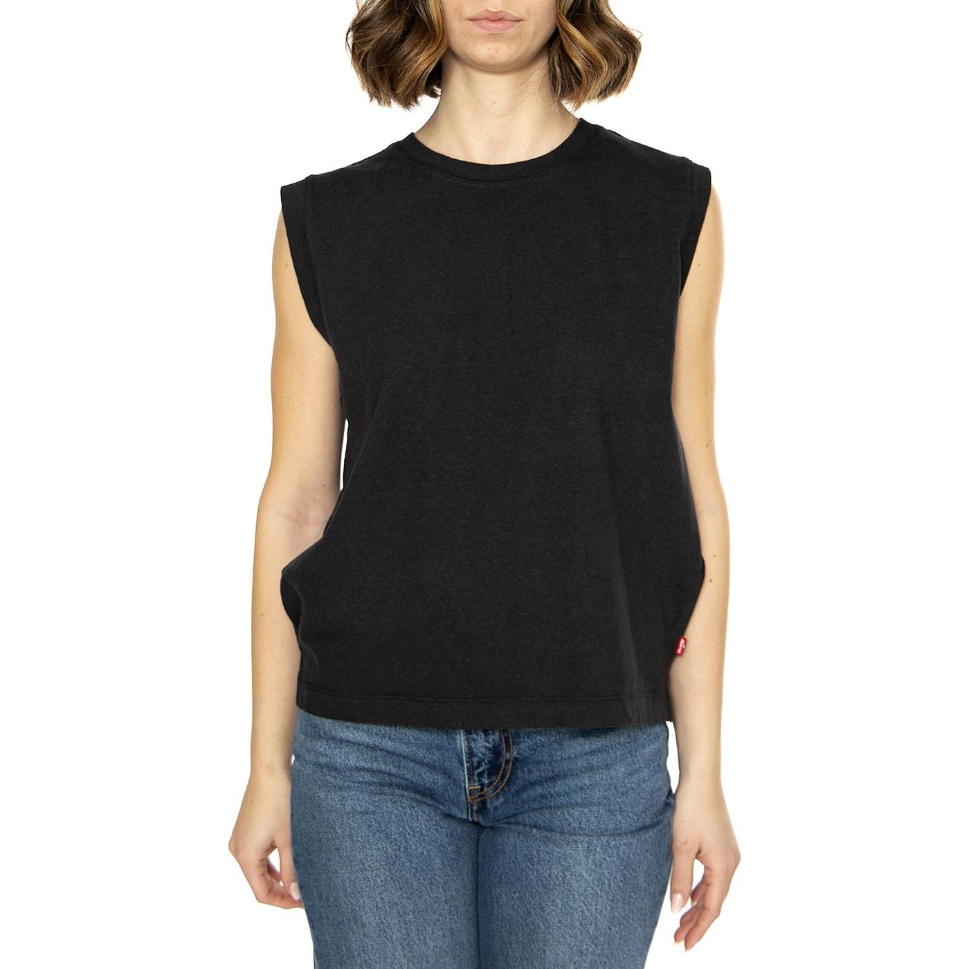Boxy Tank Black - Canotta Donna Nera A8794-0008  LEVIS 