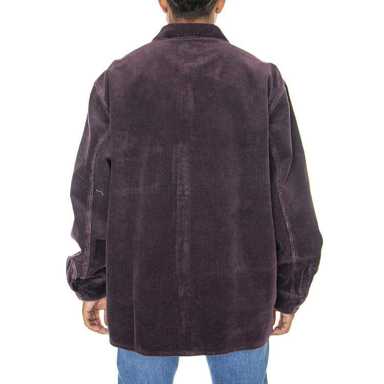 Ander Shirt Raisin - Camicia Uomo in Velluto Viola I031083.1AG.06.-1AG.06  EDWIN 