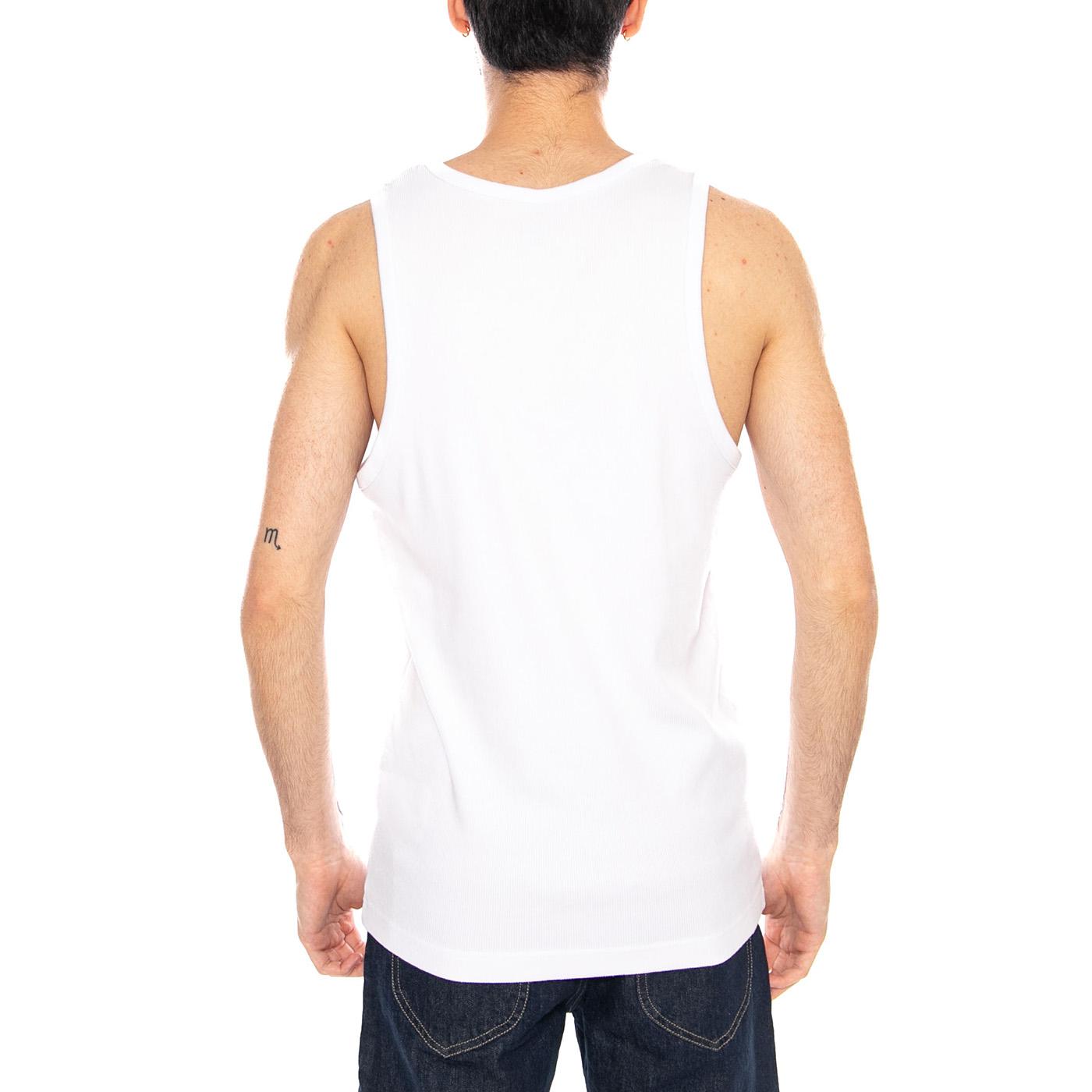 Ribbed Tank Bright White - Canotta Uomo Bianca 112376487 WHT LEE 