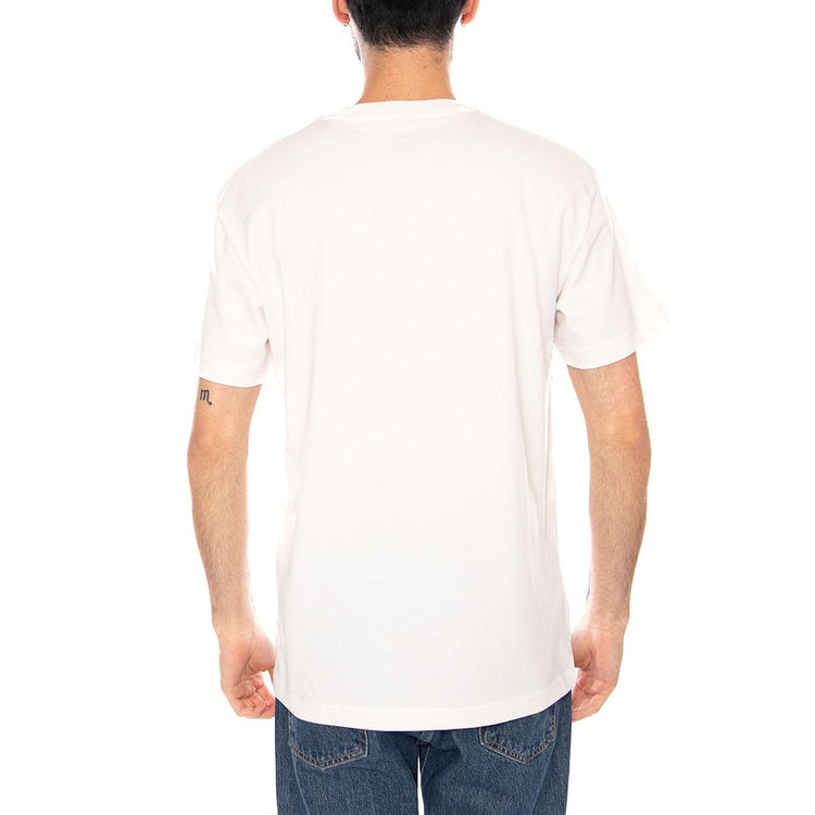 SS SMALL LOGO TEE NATURAL - Maglietta Girocollo Uomo Bianca 112376490 WHT LEE 