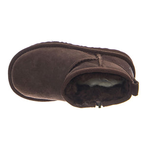UGG Classic Ultra Mini Burnt Cedar - Scarpe Bambino/Bambina in Pelle Scamosciata Marrone 1130750T BCDR UGG 