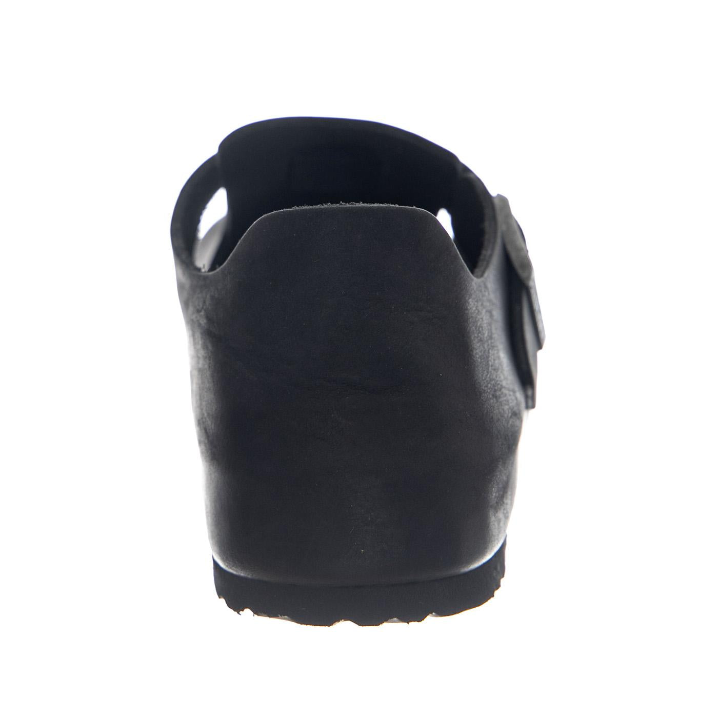 London Oiled Leather Narrow Fit - Scarpe Uomo / Donna Nere 166543 BLK BIRKENSTOCK 
