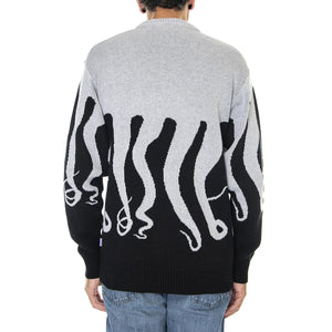 Octopus Original Jumper Grey - Maglione Girocollo Uomo Grigio / Nero 22WOJM01-GREY  OCTOPUS 