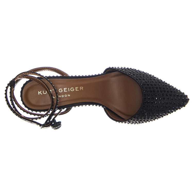 Bond 90 Ankle Closed Toe Black Fabric - Sandali Donna Neri KGS9559400609-00  KURT GEIGER 