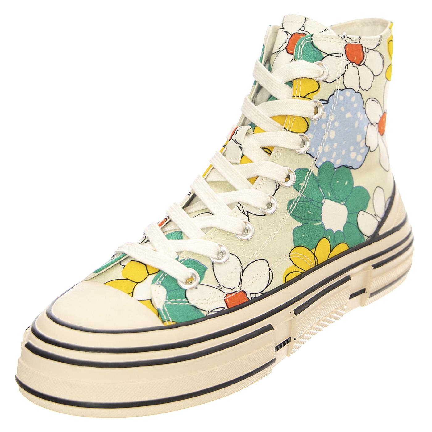 JC Play Endorphin-H Canvas Green / Yellow Multi Floral Shoes - Scarpe Donna Multicolore PLSJCD-037-2-19-GRN  JEFFREY CAMPBELL 