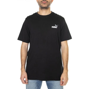Essential Small Logo Tee Black - Maglietta Girocollo Uomo Nera 271958_1  PUMA 