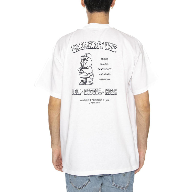 S/S Sandwich T-Shirt White - Maglietta Girocollo Uomo Bianca I035230.02XX  CARHARTT WIP 