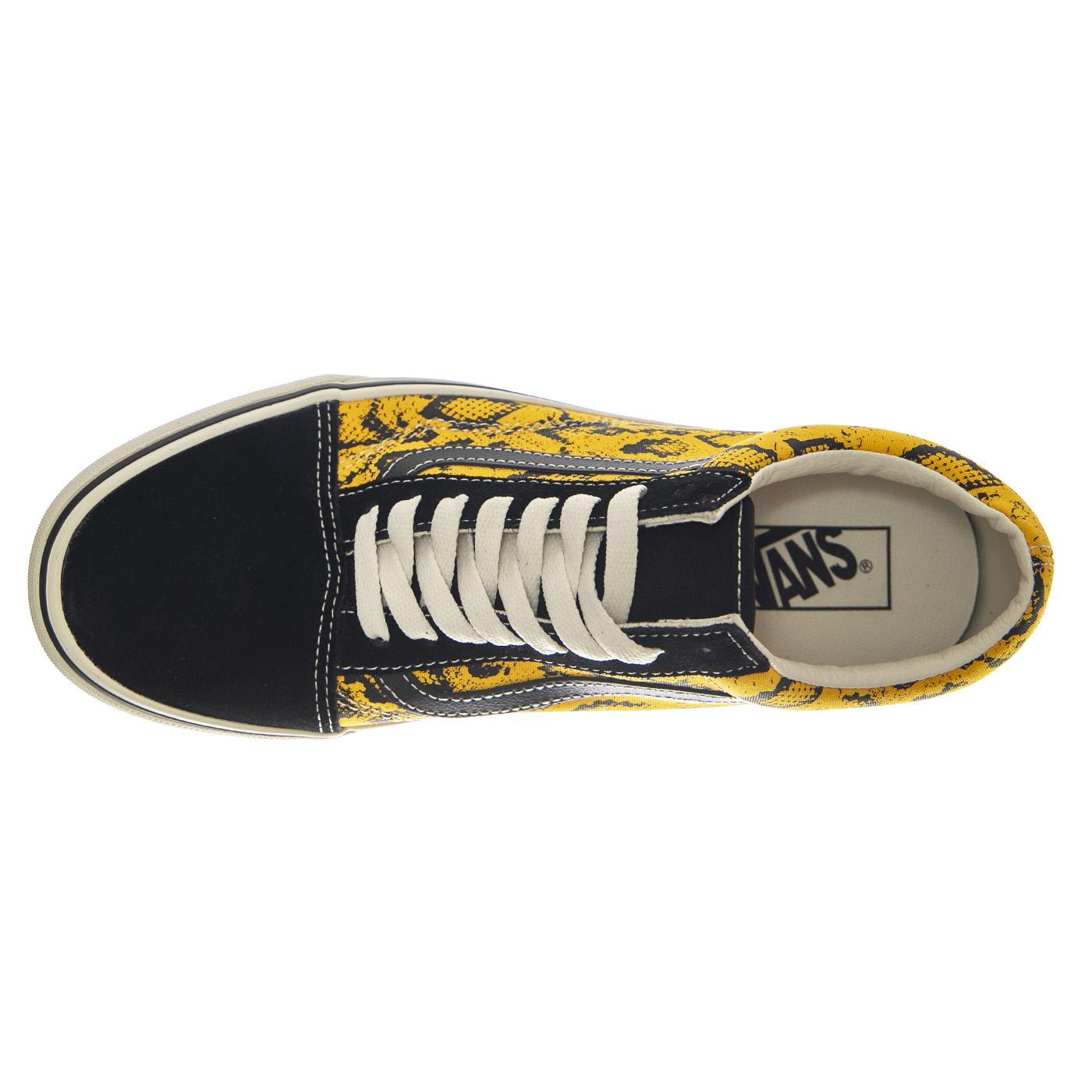 Old Skool Uomo Black / Yellow -- Scarpe Stringate Uomo Nero / Giallo VN000DB3 Y231 VANS 